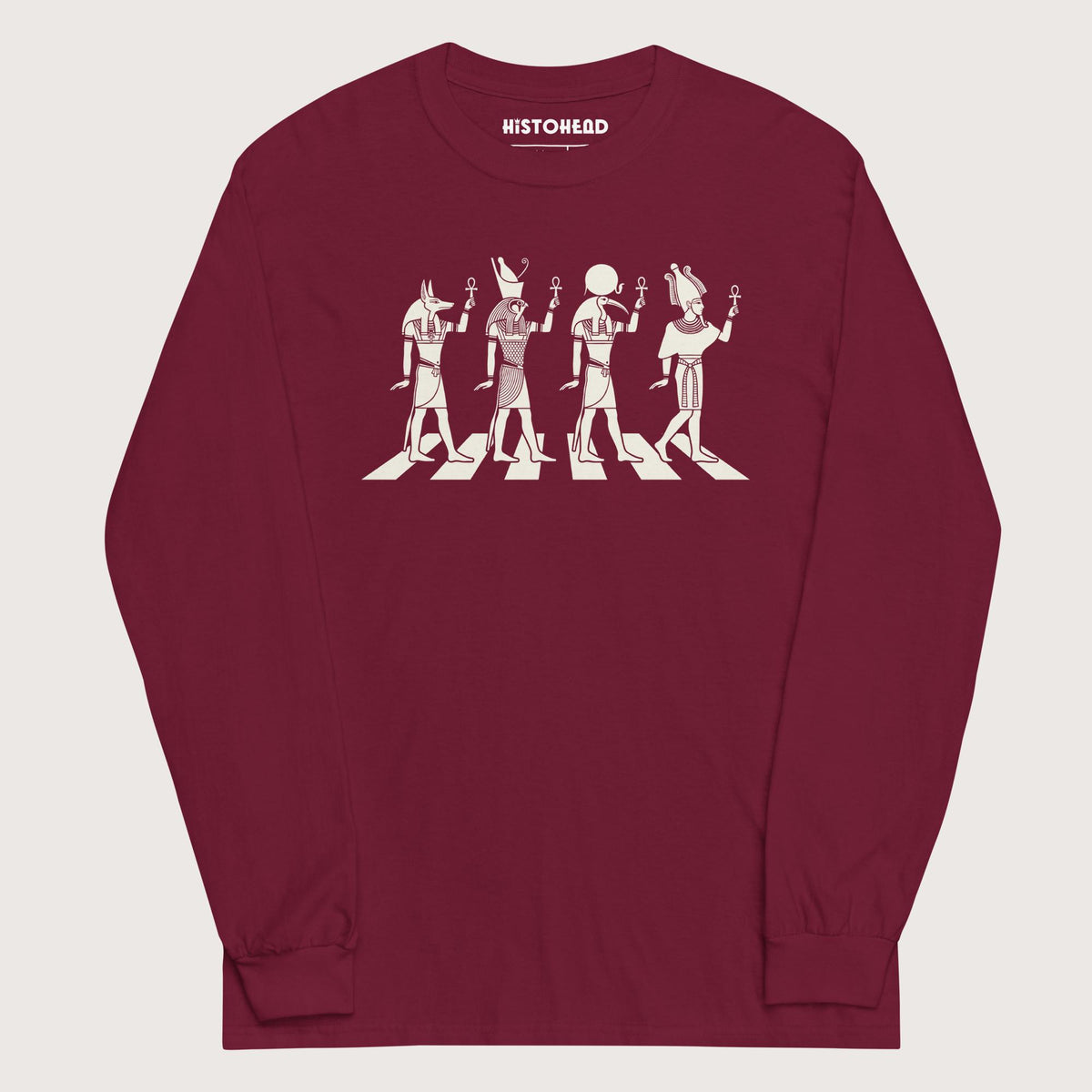 Maroon Nile Road - Long Sleeve - history buff gift by HistoHead