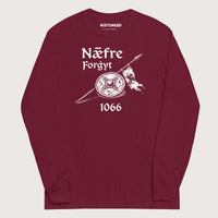 Maroon Never Forget 1066 - Long Sleeve - history buff gift by HistoHead