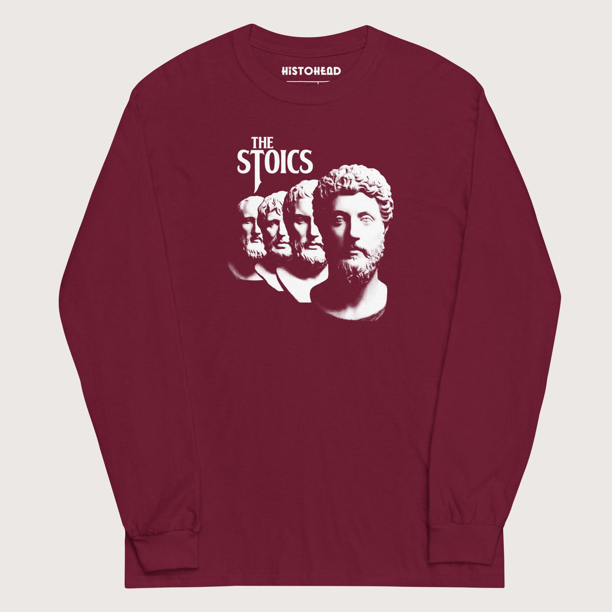 Maroon The Stoics Band - Long Sleeve - history buff gift by HistoHead