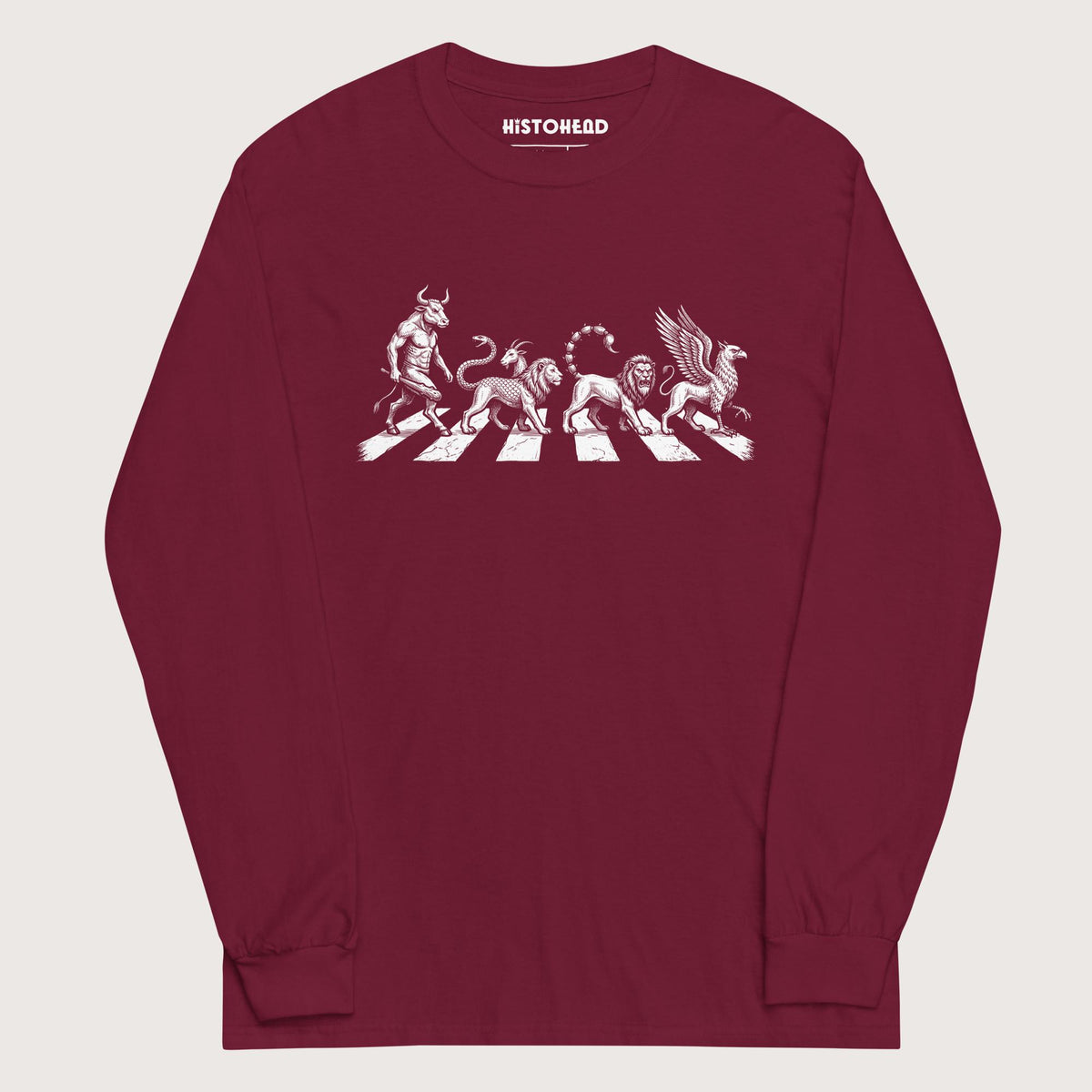Maroon Beast Road - Long Sleeve - history buff gift by HistoHead