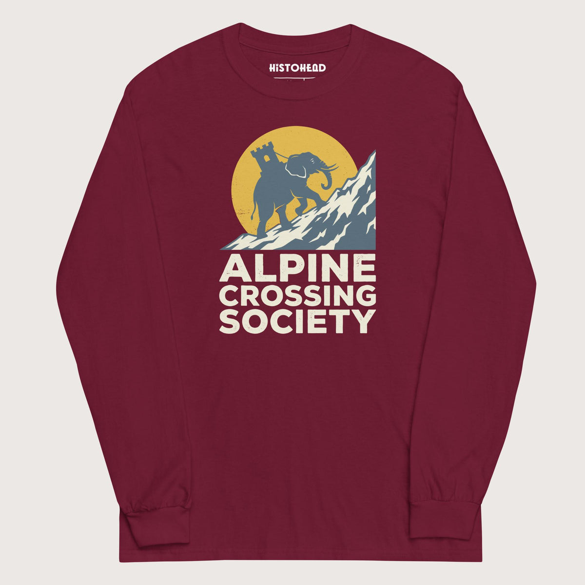 Maroon Alpine Crossing Society - Long Sleeve - history buff gift by HistoHead