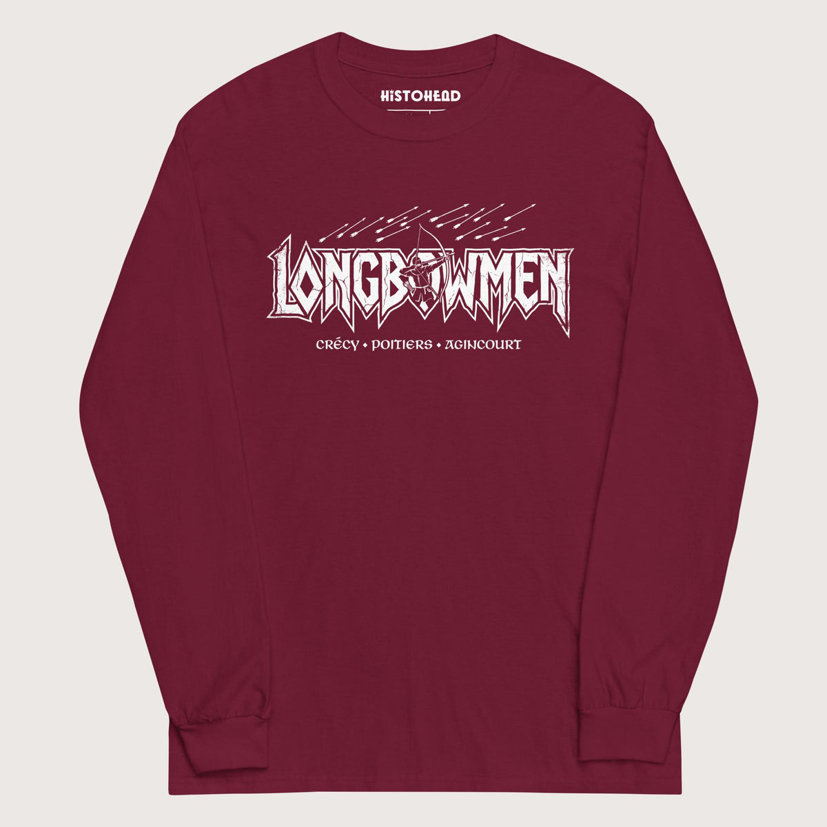 Maroon Longbowmen - Long Sleeve - history buff gift by HistoHead