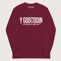 Maroon Y Gododdin Catraeth 600 - Long Sleeve - history buff gift by HistoHead