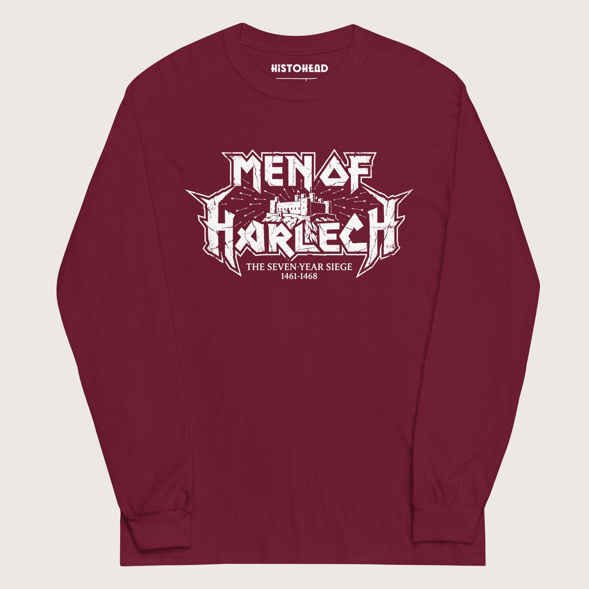 Maroon Men of Harlech - Long Sleeve - history buff gift by HistoHead