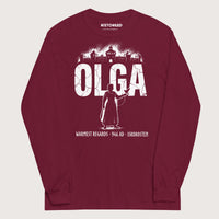 Maroon Olga of Kiev Warmest Regards - Long Sleeve - history buff gift by HistoHead