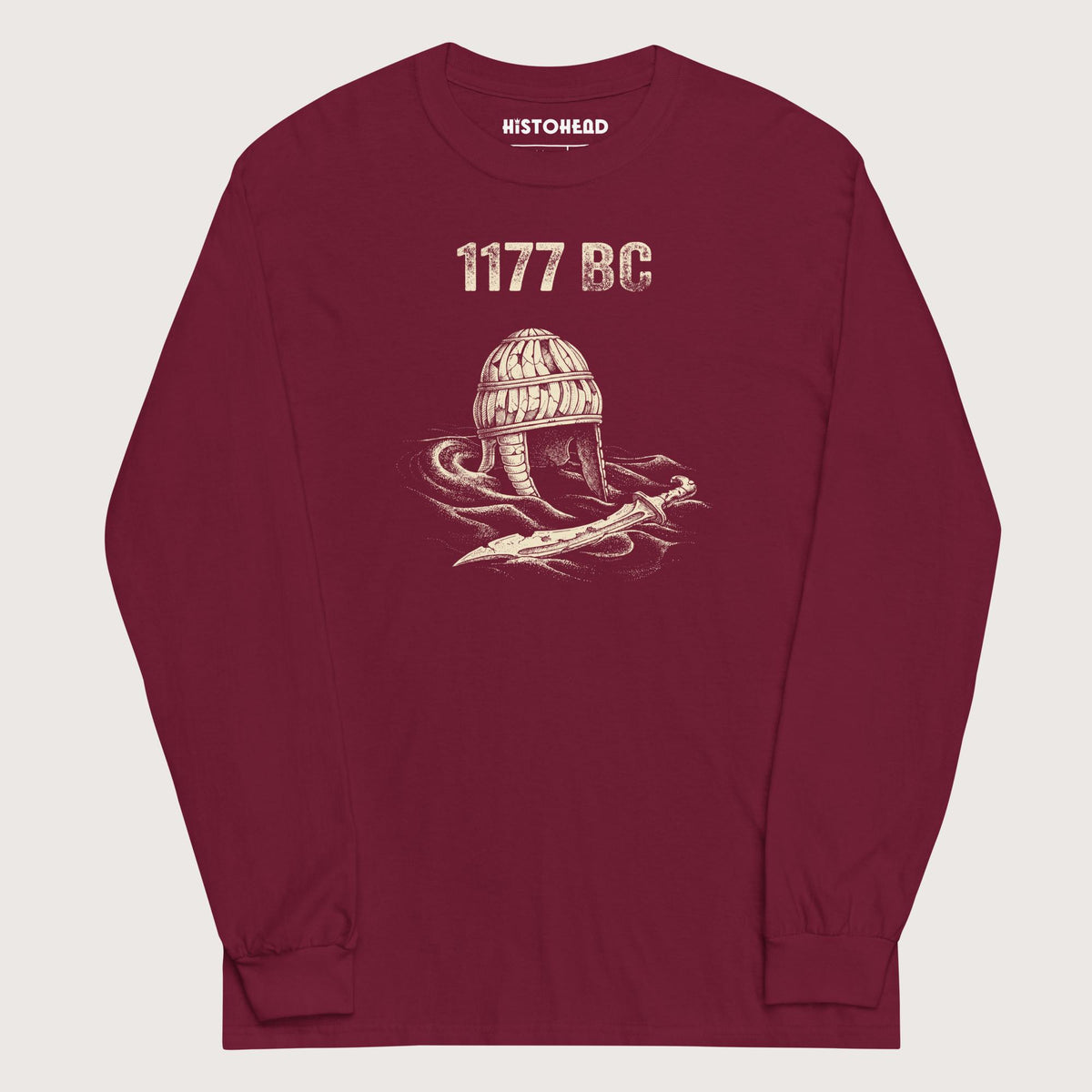 Maroon 1177 BC - Long Sleeve - history buff gift by HistoHead