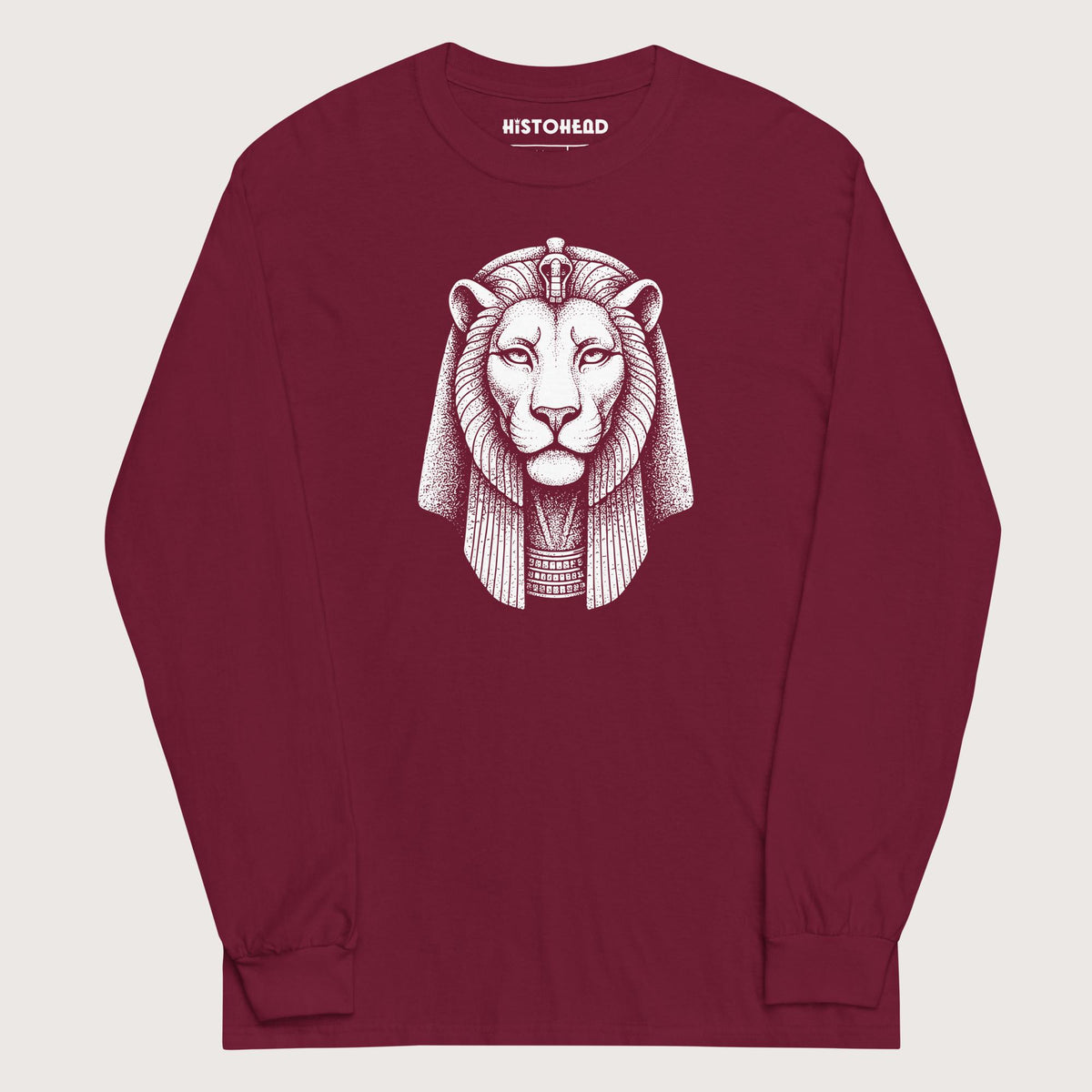 Maroon Sekhmet - Long Sleeve - history buff gift by HistoHead