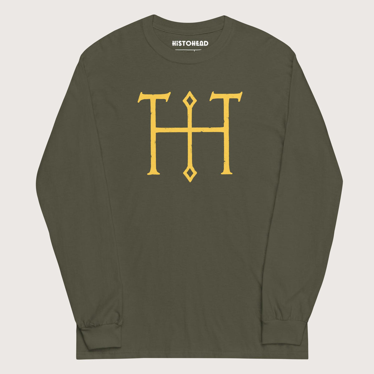 Military Green Otto the Great Autograph - Long Sleeve - history buff gift by HistoHead