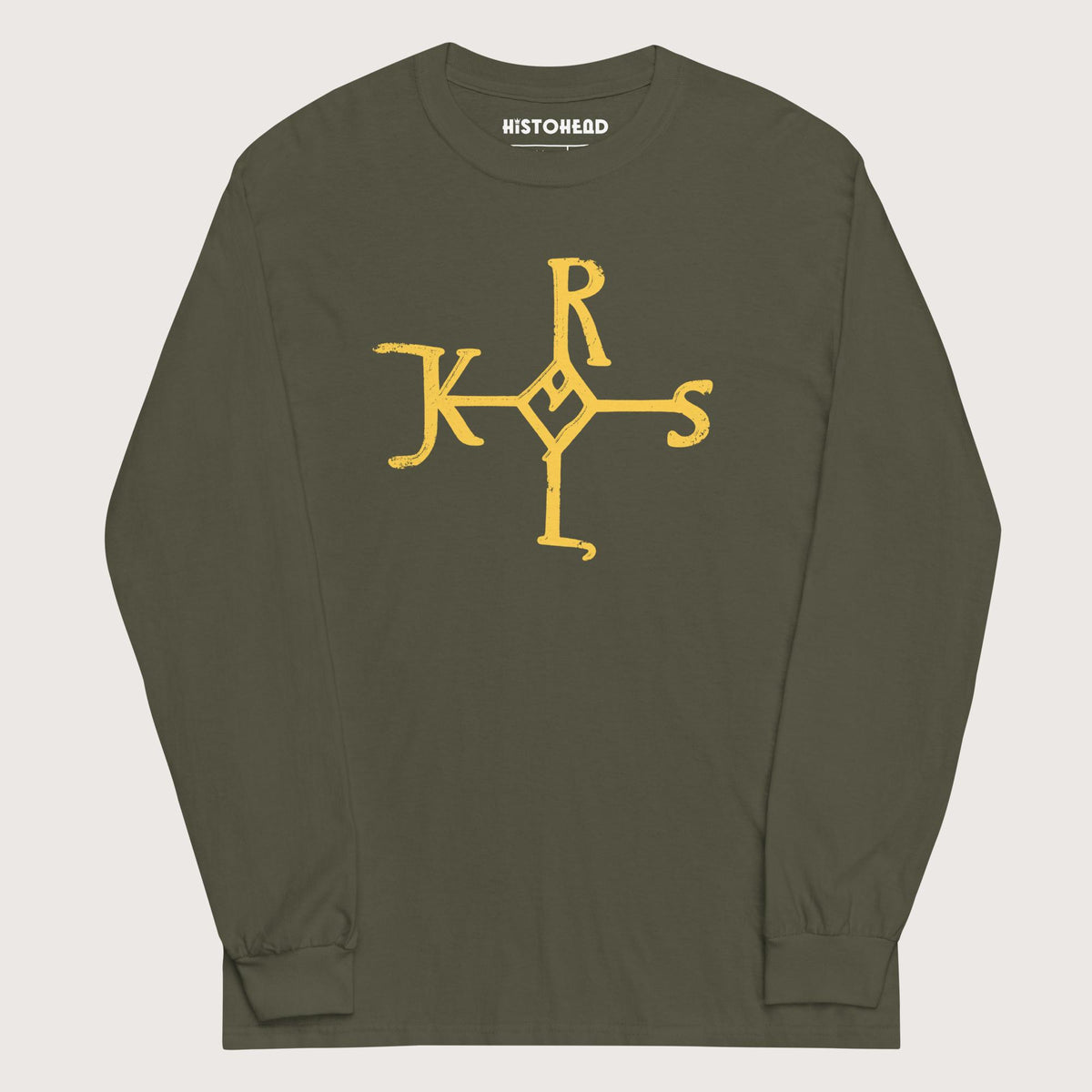 Military Green Charlemagne Autograph - Long Sleeve - history buff gift by HistoHead