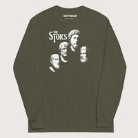 Military Green The Stoics - Long Sleeve - history buff gift by HistoHead