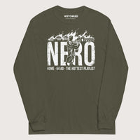 Military Green Nero's Hottest Playlist - Long Sleeve - history buff gift by HistoHead