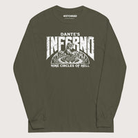 Military Green Dante's Inferno - Long Sleeve - history buff gift by HistoHead