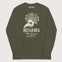 Military Green Miasma When Life Gives You Bad Air - Long Sleeve - history buff gift by HistoHead