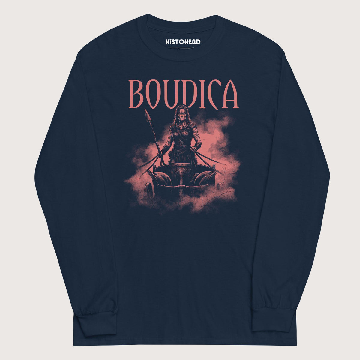 Navy Boudica Warrior Queen - Long Sleeve - history buff gift by HistoHead