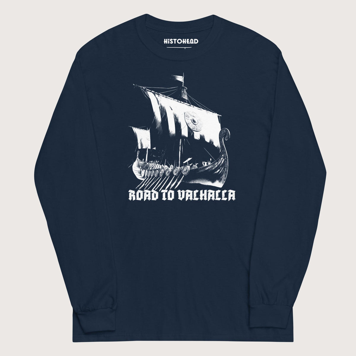 Navy Road to Valhalla - Long Sleeve - history buff gift by HistoHead