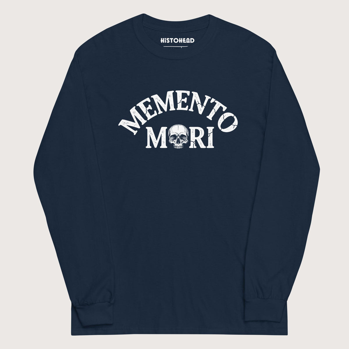 Navy Memento Mori - Long Sleeve - history buff gift by HistoHead