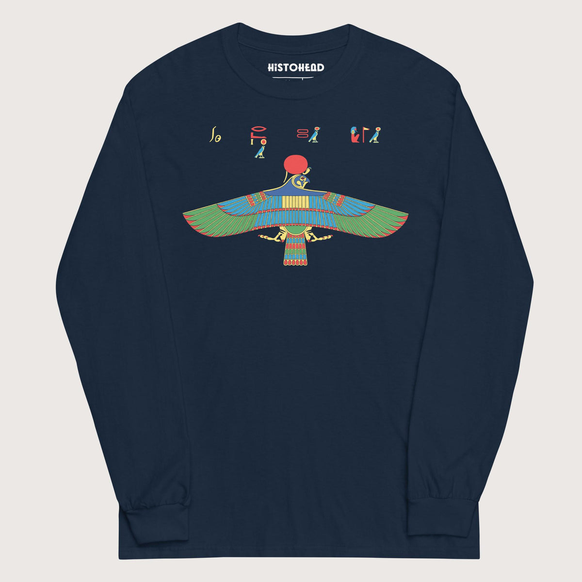 Navy Hawk Emblem of Ra - Long Sleeve - history buff gift by HistoHead