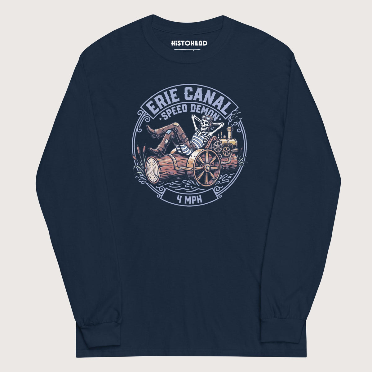 Navy Erie Canal Speed Demon - Long Sleeve - history buff gift by HistoHead