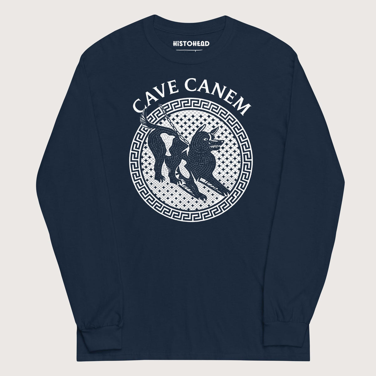 Navy Cave Canem - Long Sleeve - history buff gift by HistoHead