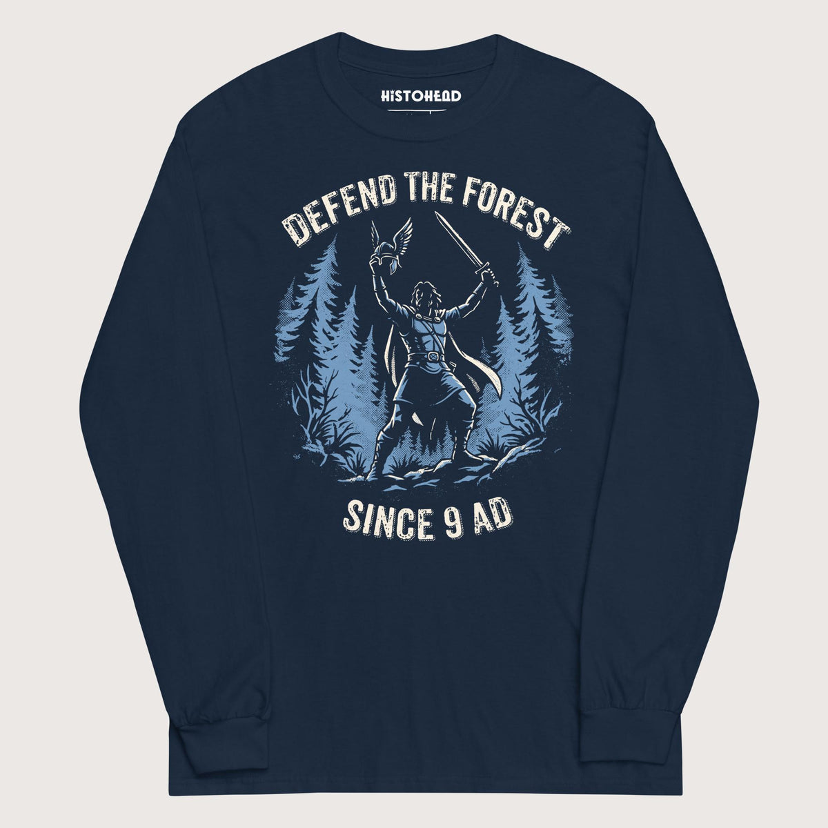 Navy Defend the Forest - Long Sleeve - history buff gift by HistoHead