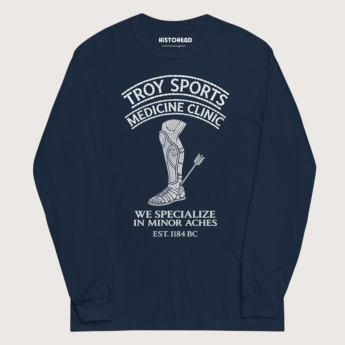 Navy Troy Sports Medicine Clinic - Long Sleeve - history buff gift by HistoHead