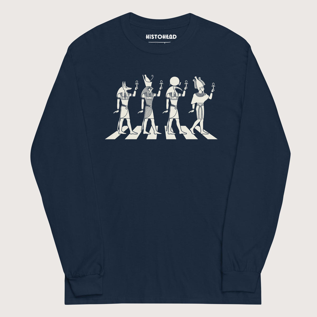 Navy Nile Road - Long Sleeve - history buff gift by HistoHead