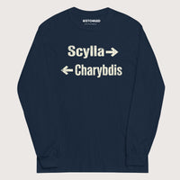 Navy Between Scylla and Charybdis - Long Sleeve - history buff gift by HistoHead