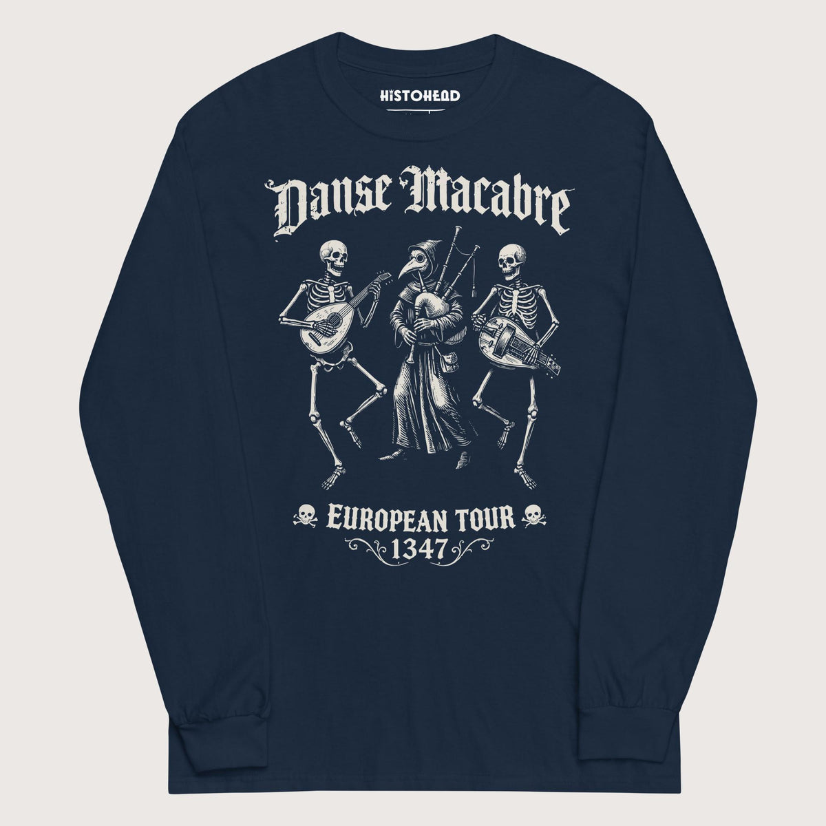 Navy Danse Macabre European Tour - Long Sleeve - history buff gift by HistoHead