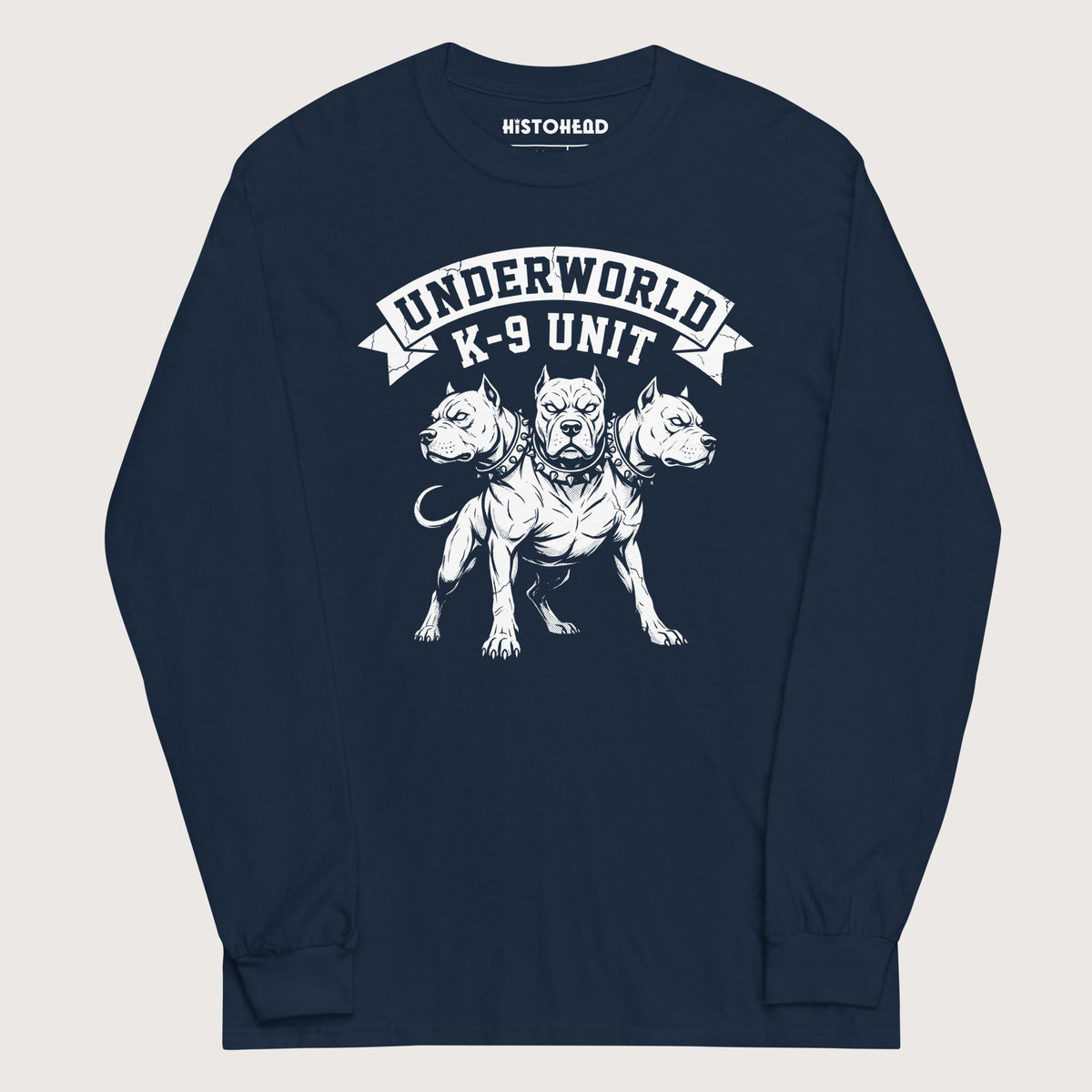 Navy Cerberus Underworld K-9 Unit - Long Sleeve - history buff gift by HistoHead