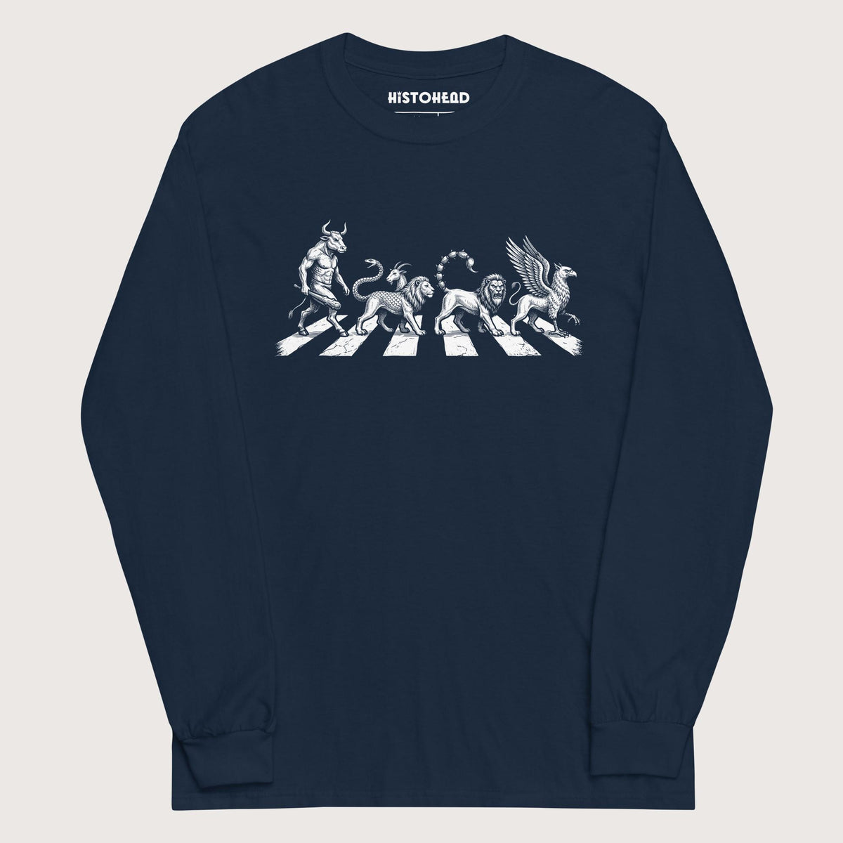 Navy Beast Road - Long Sleeve - history buff gift by HistoHead