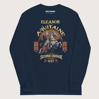 Navy Eleanor of Aquitaine Second Crusade Tour - Long Sleeve - history buff gift by HistoHead