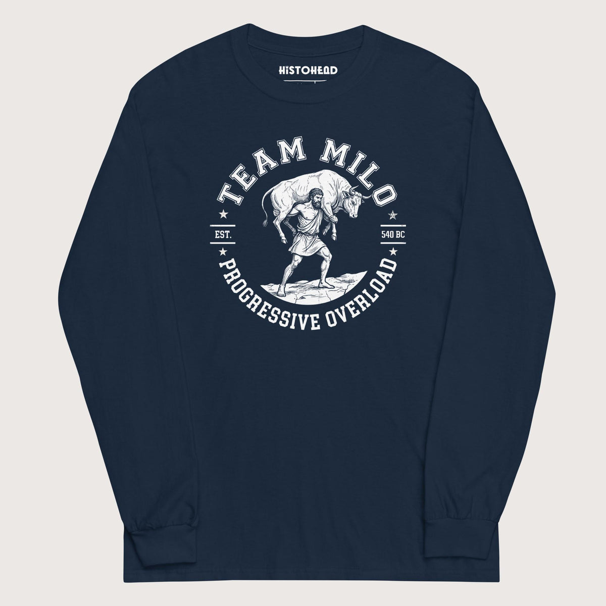 Navy Team Milo - Long Sleeve - history buff gift by HistoHead
