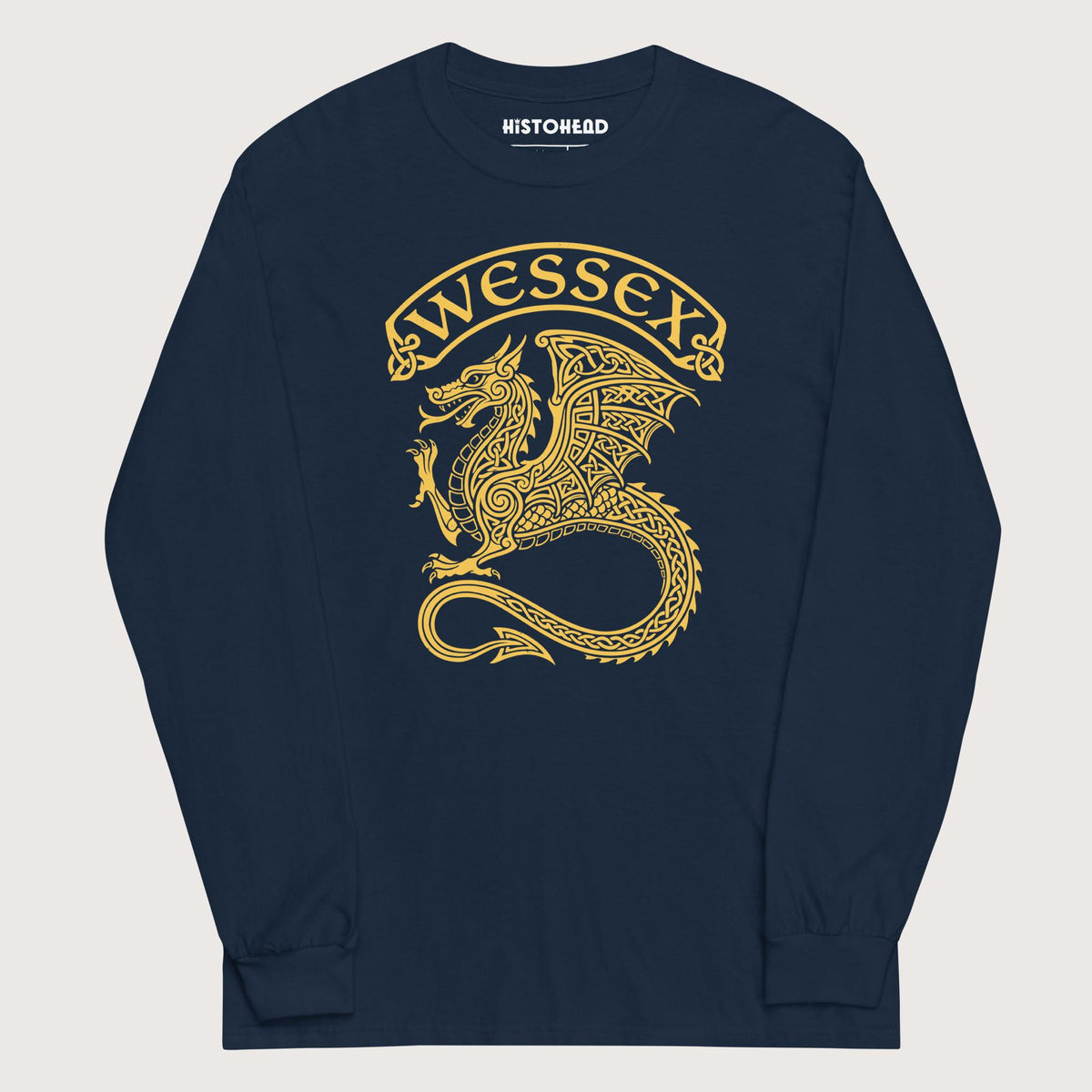 Navy Wessex Dragon - Long Sleeve - history buff gift by HistoHead