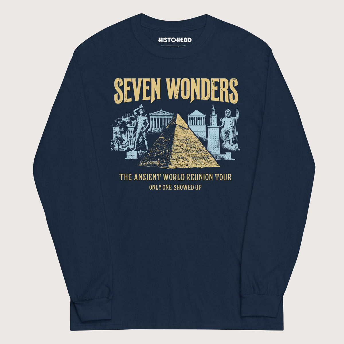 Navy Seven Wonders Reunion Tour - Long Sleeve - history buff gift by HistoHead