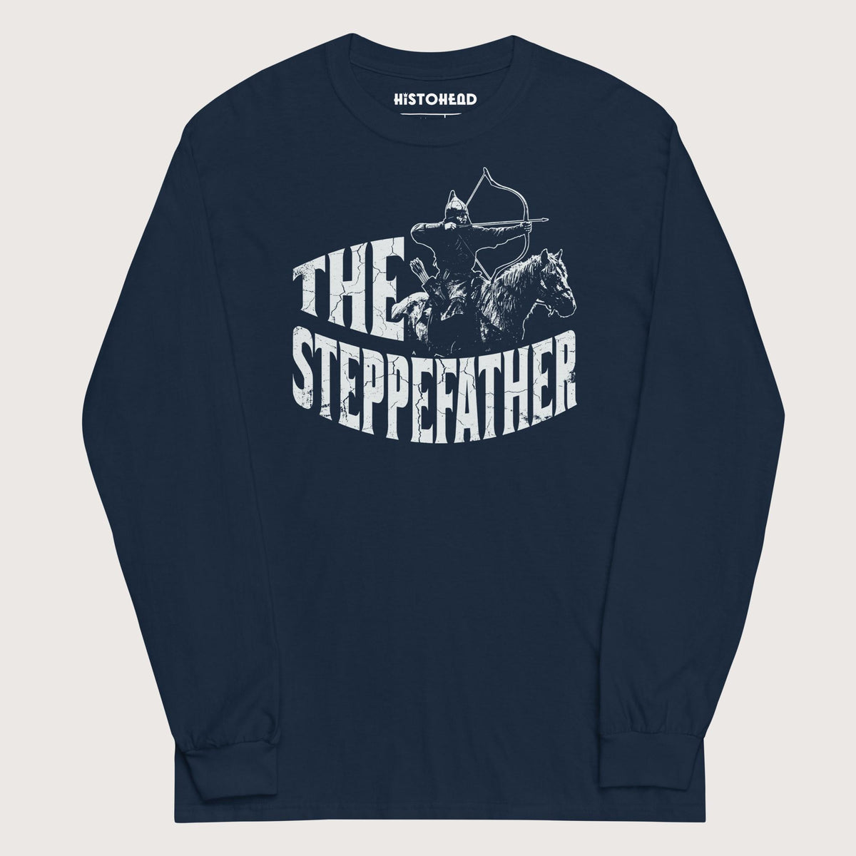 Navy The Steppefather - Long Sleeve - history buff gift by HistoHead