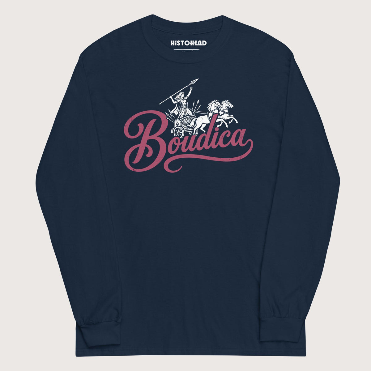 Navy Boudica - Long Sleeve - history buff gift by HistoHead