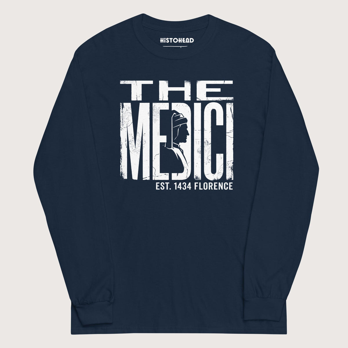 Navy The Medici - Long Sleeve - history buff gift by HistoHead