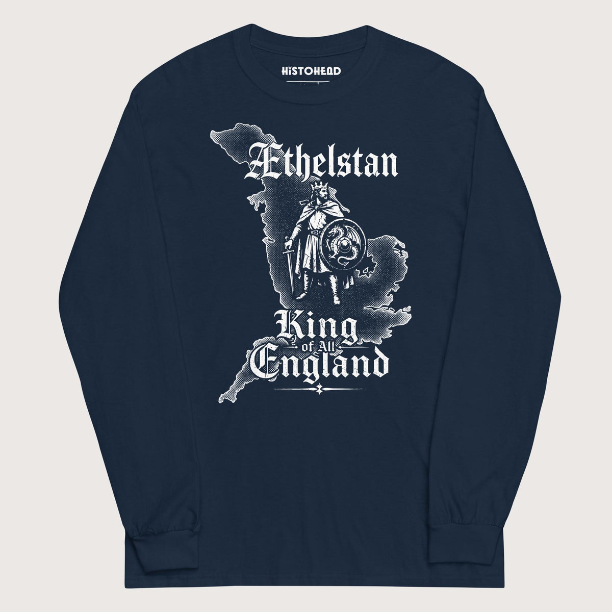 Navy Æthelstan Territory - Long Sleeve - history buff gift by HistoHead