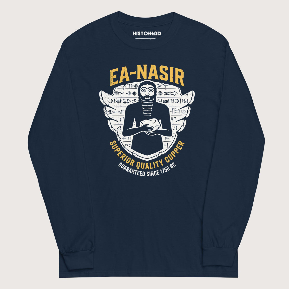 Navy Ea-Nasir Superior Copper Guaranteed - Long Sleeve - history buff gift by HistoHead