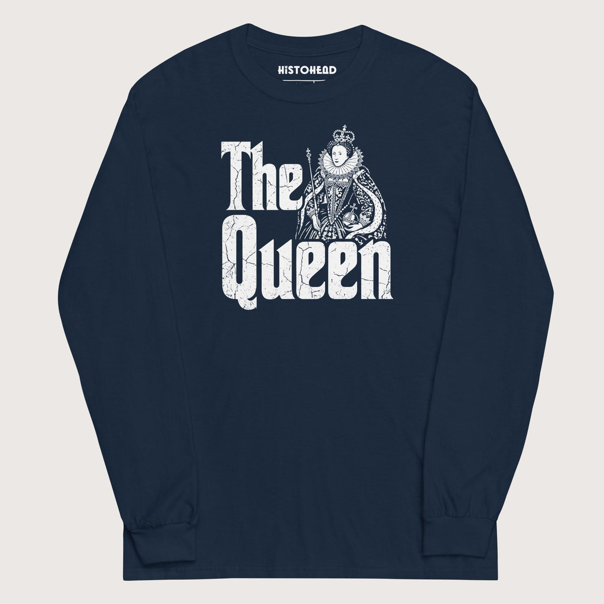 Navy Queen Elizabeth I - Long Sleeve - history buff gift by HistoHead