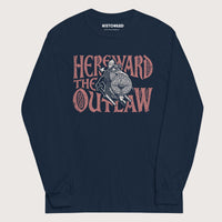 Navy Hereward the Outlaw - Long Sleeve - history buff gift by HistoHead