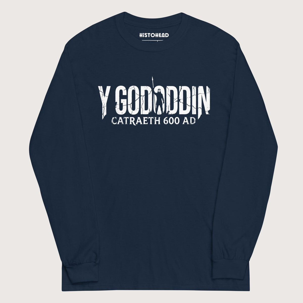 Navy Y Gododdin Catraeth 600 - Long Sleeve - history buff gift by HistoHead