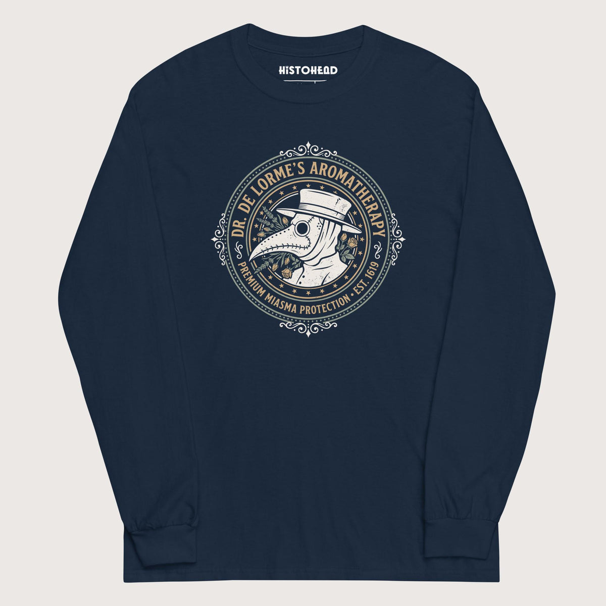 Navy Dr. De Lorme's Aromatherapy - Long Sleeve - history buff gift by HistoHead