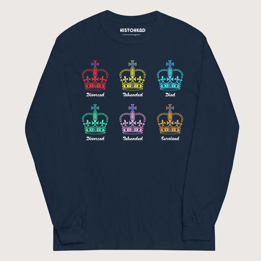 Navy Six Queens - Long Sleeve - history buff gift by HistoHead