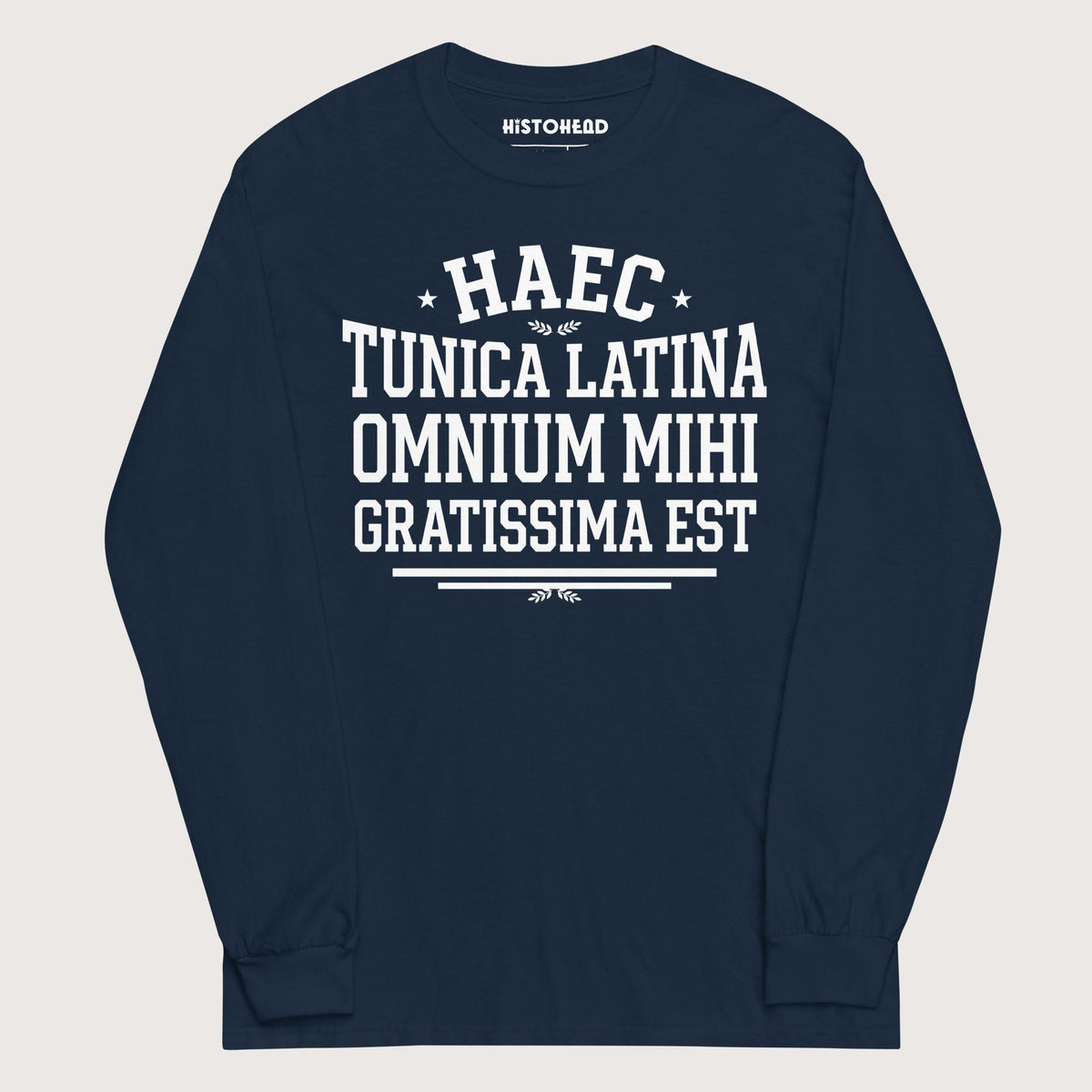 Navy This Is My Favorite Latin Shirt - Long Sleeve - history buff gift by HistoHead