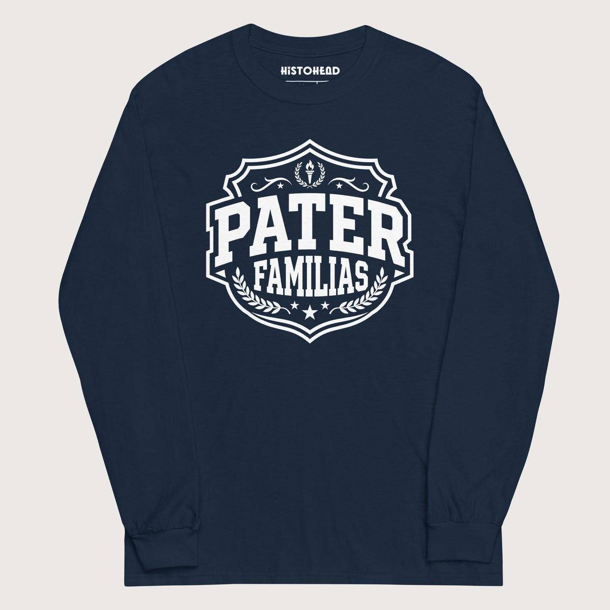 Navy Pater Familias Latin - Long Sleeve - history buff gift by HistoHead