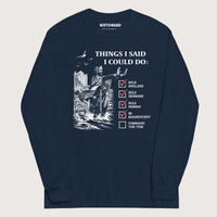 Navy Cnut the Great Commanding the Tide - Long Sleeve - history buff gift by HistoHead