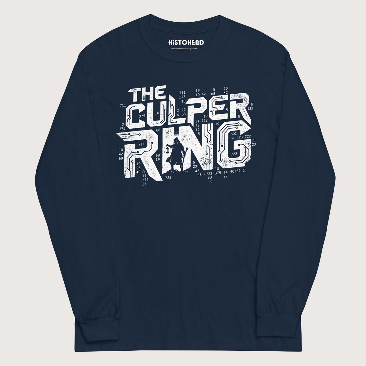 Navy The Culper Ring - Long Sleeve - history buff gift by HistoHead