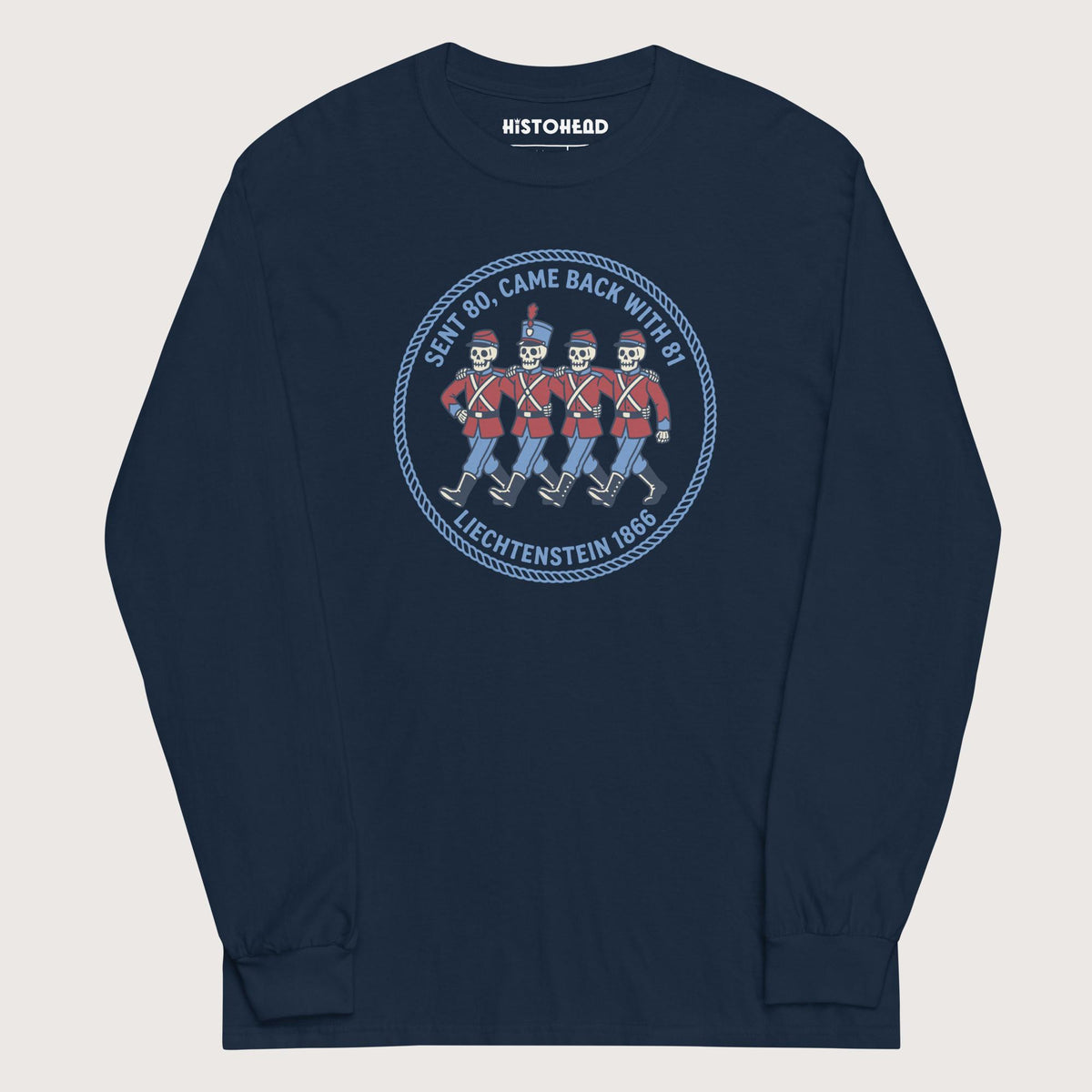 Navy Liechtenstein 1866 - Long Sleeve - history buff gift by HistoHead