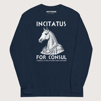 Navy Incitatus For Consul - Long Sleeve - history buff gift by HistoHead